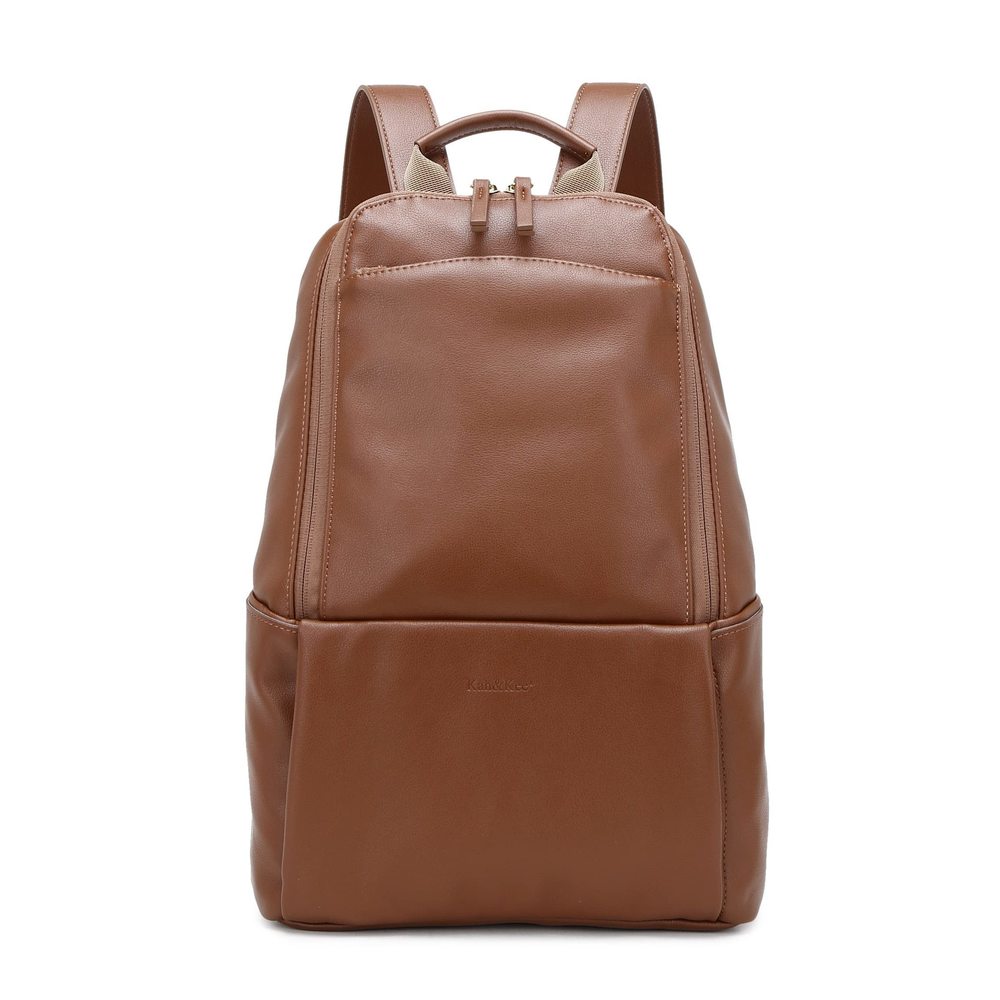 Feaux Leather Backpack Purse for Women Casual Travel Fashion Daypack (Brown)🌷